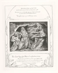 Sprawiedliwy człowiek wyśmiewany z pogardy, 1825 r.